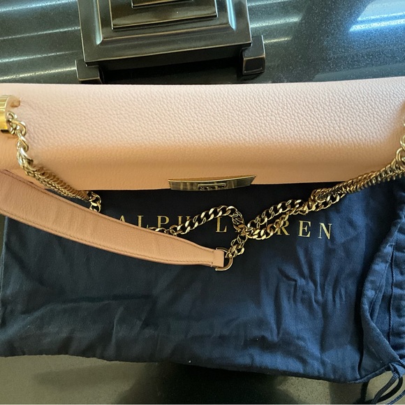 Ralph Lauren Collection Pink Chain Shoulder Bag NWT - Picture 4 of 16